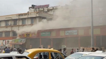Sealdah station-Fire in food stall at Kolkata