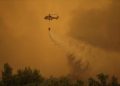 Firefighting helicopters collide