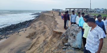 Sea inches closer to Aryapalli; villagers on edge