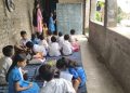 Mohanpada primary school: Students take classes on verandah of villager’s house as building crumbles