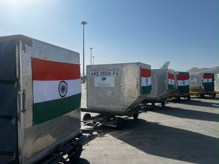 India delivers medical supplies to Kabul hospital