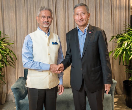 Jaishankar, Balakrishnan discuss India-Singapore strategic partnership, geopolitical situation