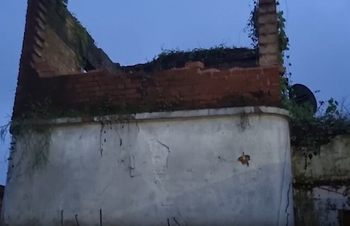 house collapses