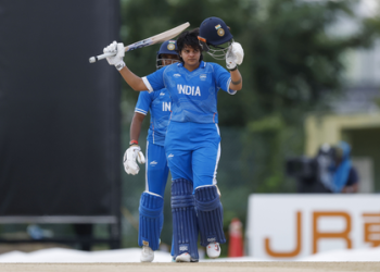 Shafali's unbeaten ton