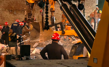 Delhi building collapse