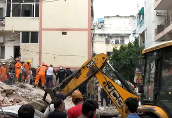 Delhi building collapse