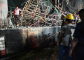 Building slab collapse