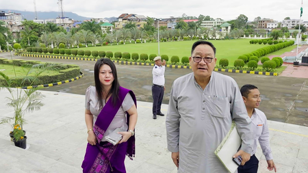 Two Kuki-Zo MLAs attend Manipur Assembly session in person after 3 years
