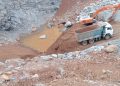 Illegal stone extraction