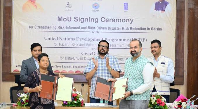Odisha signs MoUs with UNDP, CivicDataLab to build disaster-resilient state