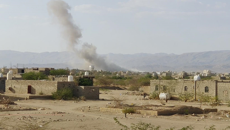 Saudi airstrikes hit Houthi-held areas in Yemen, two killed, four wounded