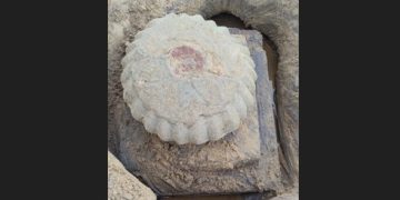 Sunken temple crown appears on Ganjam coast