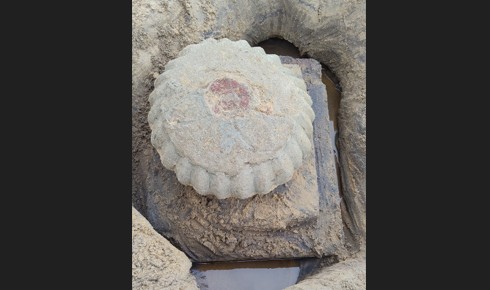 Sunken temple crown appears on Ganjam coast