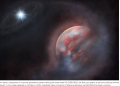 A planet born from the ashes of a dead star