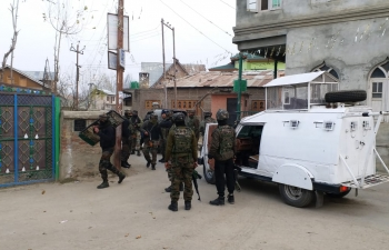 Encounter broke out between terrorists and security forces in Jammu and Kashmir