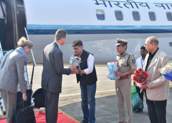 Prince Alois, Princess Sofia arrive in Vadodara with business delegation
