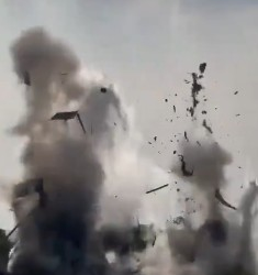 Nanded Police destroy illegal sand mining equipment