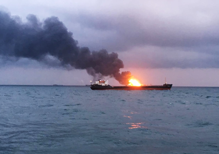 Oil tanker- Strait of Hormuz,