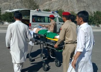 Pakistan-bus overturns