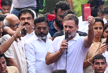 SIR protest -Rahul Gandi