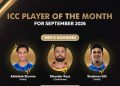 Shubman Gill, Abhishek, Shafali, Charani nominated for ICC Player of Month awards