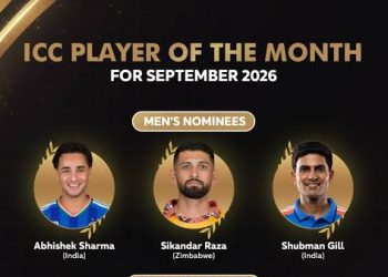 Shubman Gill, Abhishek, Shafali, Charani nominated for ICC Player of Month awards