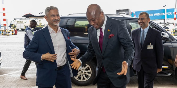 Jaishankar arrives in Ghana